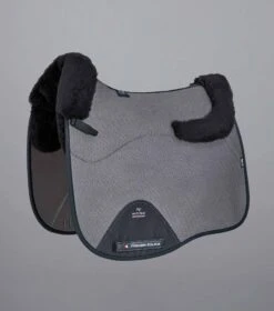 Close Contact Airtechnology Shockproof Wool Saddle Pad - Dressage Square 40 Close Contact Airtechnology Shockproof Wool Saddle Pad - Dressage Square -Premier Equine Close Contact Airtechnology Shockproof European Merino Wool Half Lined Dressage Square Grey 1 c321f8f9 b3d7 460d 87c8 2ce5cb378906