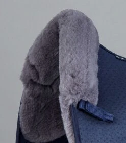 Close Contact Airtechnology Shockproof Wool Saddle Pad - Dressage Square 24 Close Contact Airtechnology Shockproof Wool Saddle Pad - Dressage Square -Premier Equine Close Contact Airtechnology Shockproof European Merino Wool Half Lined Dressage Square Navy 3