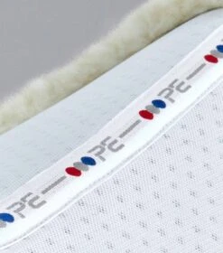 Close Contact Airtechnology Shockproof Wool Saddle Pad - Dressage Square 33 Close Contact Airtechnology Shockproof Wool Saddle Pad - Dressage Square -Premier Equine Close Contact Airtechnology Shockproof European Merino Wool Half Lined Dressage Square White Natural Wool 6