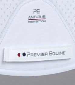 Close Contact Airtechnology Shockproof Wool Saddle Pad - GP/Jump Square -Premier Equine Close Contact Airtechnology Shockproof European Merino Wool Half Lined GPJump Square White Natural Wool 5