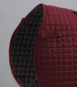 Close Contact Cotton Cross Country Saddle Pad -Premier Equine Close Contact Cotton Cross Country Pad Burgundy 3 a2263ea8 c90a 47ef 883f 89a5731239f1