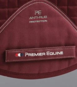 Close Contact Cotton Cross Country Saddle Pad -Premier Equine Close Contact Cotton Cross Country Pad Burgundy 5