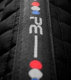 Close Contact Cotton Dressage Saddle Pad -Premier Equine Close Contact Cotton Dressage Pad Black 63