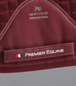 Close Contact Cotton Dressage Saddle Pad -Premier Equine Close Contact Cotton Dressage Pad Burgundy 5 7db4e173 67a8 4839 8524 84387744c649