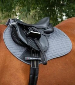 Close Contact Cotton GP/Jump Saddle Pad 41 Close Contact Cotton GP/Jump Saddle Pad -Premier Equine Close Contact Cotton GPJump Pad Grey 2
