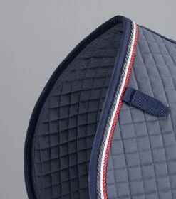 Close Contact European Cotton Saddle Pad - GP/Jump Square 30 Close Contact European Cotton Saddle Pad - GP/Jump Square -Premier Equine Close Contact European Cotton GPJump Square Grey 3