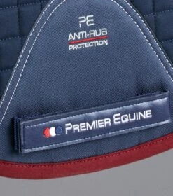 Close Contact European Cotton Saddle Pad - GP/Jump Square 26 Close Contact European Cotton Saddle Pad - GP/Jump Square -Premier Equine Close Contact European Cotton GPJump Square Navy 5