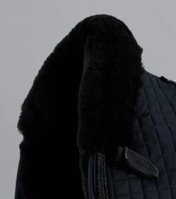 Pony Close Contact Merino Wool Half Lined European Dressage Square -Premier Equine Close Contact Merino Wool European Half Lined Dressage Square Black 4