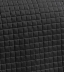 Pony Close Contact Merino Wool Half Lined European Dressage Square -Premier Equine Close Contact Merino Wool European Half Lined Dressage Square Black Natural 4