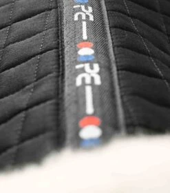 Close Contact Merino Wool European Saddle Pad - GP/Jump Square 39 Close Contact Merino Wool European Saddle Pad - GP/Jump Square -Premier Equine Close Contact Merino Wool European Half Lined GP Jump Square Black Natural 6