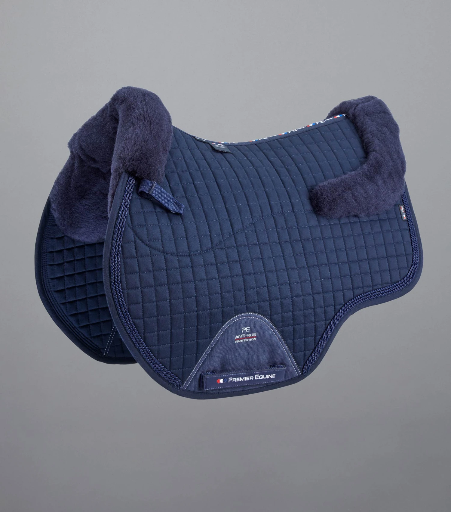 Close Contact Merino Wool European Saddle Pad - GP/Jump Square 3 Close Contact Merino Wool European Saddle Pad - GP/Jump Square