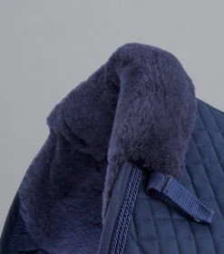 Close Contact Merino Wool European Saddle Pad - GP/Jump Square 24 Close Contact Merino Wool European Saddle Pad - GP/Jump Square -Premier Equine Close Contact Merino Wool European Half Lined GP Jump Square Navy Navy 3