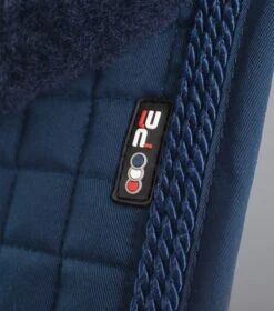 Close Contact Merino Wool European Saddle Pad - GP/Jump Square 25 Close Contact Merino Wool European Saddle Pad - GP/Jump Square -Premier Equine Close Contact Merino Wool European Half Lined GP Jump Square Navy Navy 4