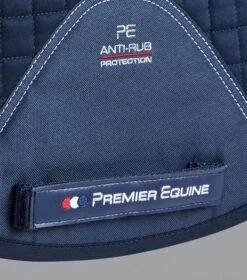 Close Contact Merino Wool European Saddle Pad - GP/Jump Square 26 Close Contact Merino Wool European Saddle Pad - GP/Jump Square -Premier Equine Close Contact Merino Wool European Half Lined GP Jump Square Navy Navy 5