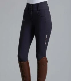 Coco II Ladies Gel Full Seat Riding Breeches -Premier Equine CocoIILadiesGelFullSeatRidingBreeches Navy 3