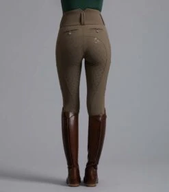 Coco II Ladies Gel Full Seat Riding Breeches -Premier Equine CocoIILadiesGelFullSeatRidingBreeches Walnut 4