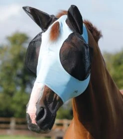 Comfort Tech Lycra Fly Mask -Premier Equine Comfort Tech Lycra Fly Mask Blue 1 8a409497 67b9 4dc3 8526 f07c86f6db96