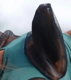 Comfort Tech Lycra Fly Mask -Premier Equine Comfort Tech Lycra Fly Mask Green 2