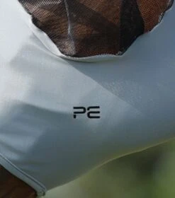 Comfort Tech Lycra Fly Mask -Premier Equine Comfort Tech Lycra Fly Mask Grey 4