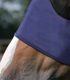 Comfort Tech Lycra Fly Mask -Premier Equine Comfort Tech Lycra Fly Mask Navy 4