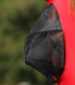 Comfort Tech Lycra Fly Mask Xtra -Premier Equine Comfort Tech Lycra Fly Mask Xtra Red 3