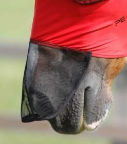 Comfort Tech Lycra Fly Mask Xtra -Premier Equine Comfort Tech Lycra Fly Mask Xtra Red 4