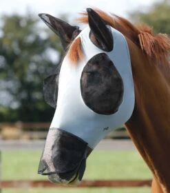 Comfort Tech Lycra Fly Mask Xtra -Premier Equine Comfort Tech Xtra Lycra Fly Mask Grey 1 e27ef3e3 92a3 4d8e bca4 abbb7964f712