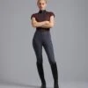 Concerto Ladies Riding Tights -Premier Equine Concerto Tights Grey1