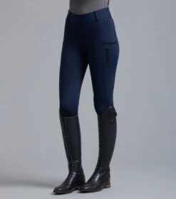 Concerto Ladies Riding Tights 29 Concerto Ladies Riding Tights -Premier Equine Concerto Tights Navy3