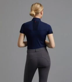Delta Ladies Full Seat Gel Riding Breeches -Premier Equine Delta ladies breeches anthracite 3