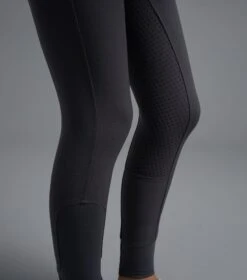 Delta Ladies Full Seat Gel Riding Breeches -Premier Equine Delta ladies breeches anthracite 5
