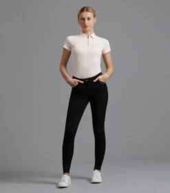 Delta Ladies Full Seat Gel Riding Breeches -Premier Equine Delta ladies breeches black 6