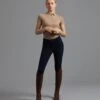 Delta Ladies Full Seat Gel Riding Breeches -Premier Equine Delta ladies breeches navy 1