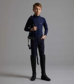Derby Boys Riding Breeches -Premier Equine Derby Kids Breeches navy 6
