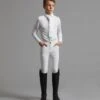 Derby Boys Competition Riding Breeches 2 Derby Boys Competition Riding Breeches -Premier Equine Derby Kids Breeches white 1