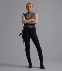 Derina Ladies Technical Sleeveless Riding Top 21 Derina Ladies Technical Sleeveless Riding Top -Premier Equine Derina Ladies Technical Sleeveless Riding Top Grey 2