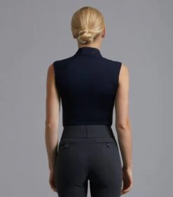 Derina Ladies Technical Sleeveless Riding Top 16 Derina Ladies Technical Sleeveless Riding Top -Premier Equine Derina Ladies Technical Sleeveless Riding Top Navy 3
