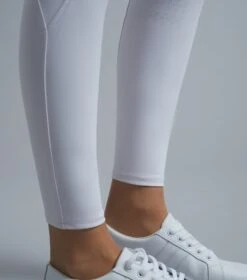 Electra Ladies Full Seat Gel Riding Tights 12 Electra Ladies Full Seat Gel Riding Tights -Premier Equine Electra Riding Tights White 5
