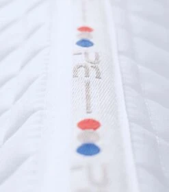 Close Contact European Cotton Saddle Pad - Dressage Square -Premier Equine European Cotton Dressage Square White 6