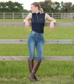 Gina Ladies Full Seat Denim Breeches 11 Gina Ladies Full Seat Denim Breeches -Premier Equine Gina Ladies Full Seat Denim Breeches2