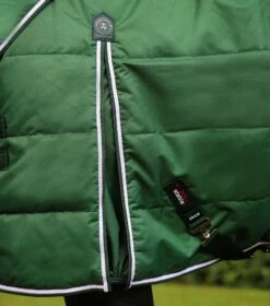 Hydra 200g Stable Rug With Neck Cover -Premier Equine Hydra Stable Rug 200 Green 3