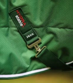 Hydra 200g Stable Rug With Neck Cover -Premier Equine Hydra Stable Rug 200 Green 4