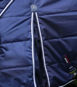 Hydra 200g Stable Rug With Neck Cover -Premier Equine Hydra Stable Rug 200 Navy 3