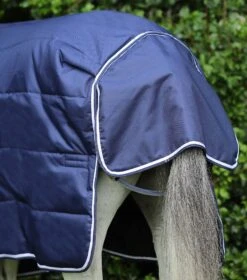 Hydra 200g Stable Rug With Neck Cover -Premier Equine Hydra Stable Rug 200 Navy 6