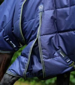 Hydra 350g Stable Rug With Neck Cover 16 Hydra 350g Stable Rug With Neck Cover -Premier Equine Hydra Stable Rug 350 Navy 3