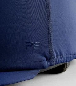 Jersey Hat Silk With Faux Fur Pom Pom -Premier Equine Jersey Hat Silk with Faux Fur Pom Pom Navy 6