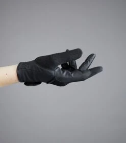 Presa Junior Mesh Riding Gloves -Premier Equine Junior Presa Black image4