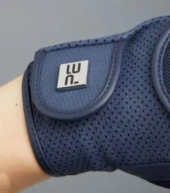 Presa Junior Mesh Riding Gloves -Premier Equine Junior Presa Navy image3