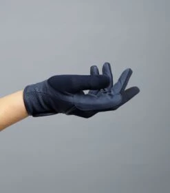 Presa Junior Mesh Riding Gloves -Premier Equine Junior Presa Navy image4