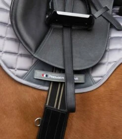 Lizzano Anatomic Leather Stud Girth -Premier Equine Lizzano Anatomic Leather Stud Girth Black3